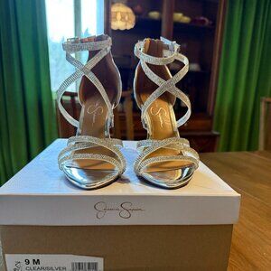 Jessica Simpson Crystal Stilettos